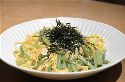おっかさん直伝「山菜パスタ」