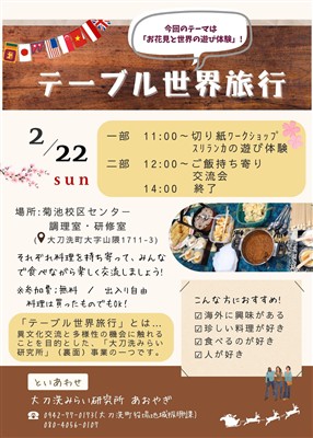 02月22日 テーブル世界旅行(7)