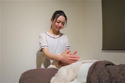 施術の様子