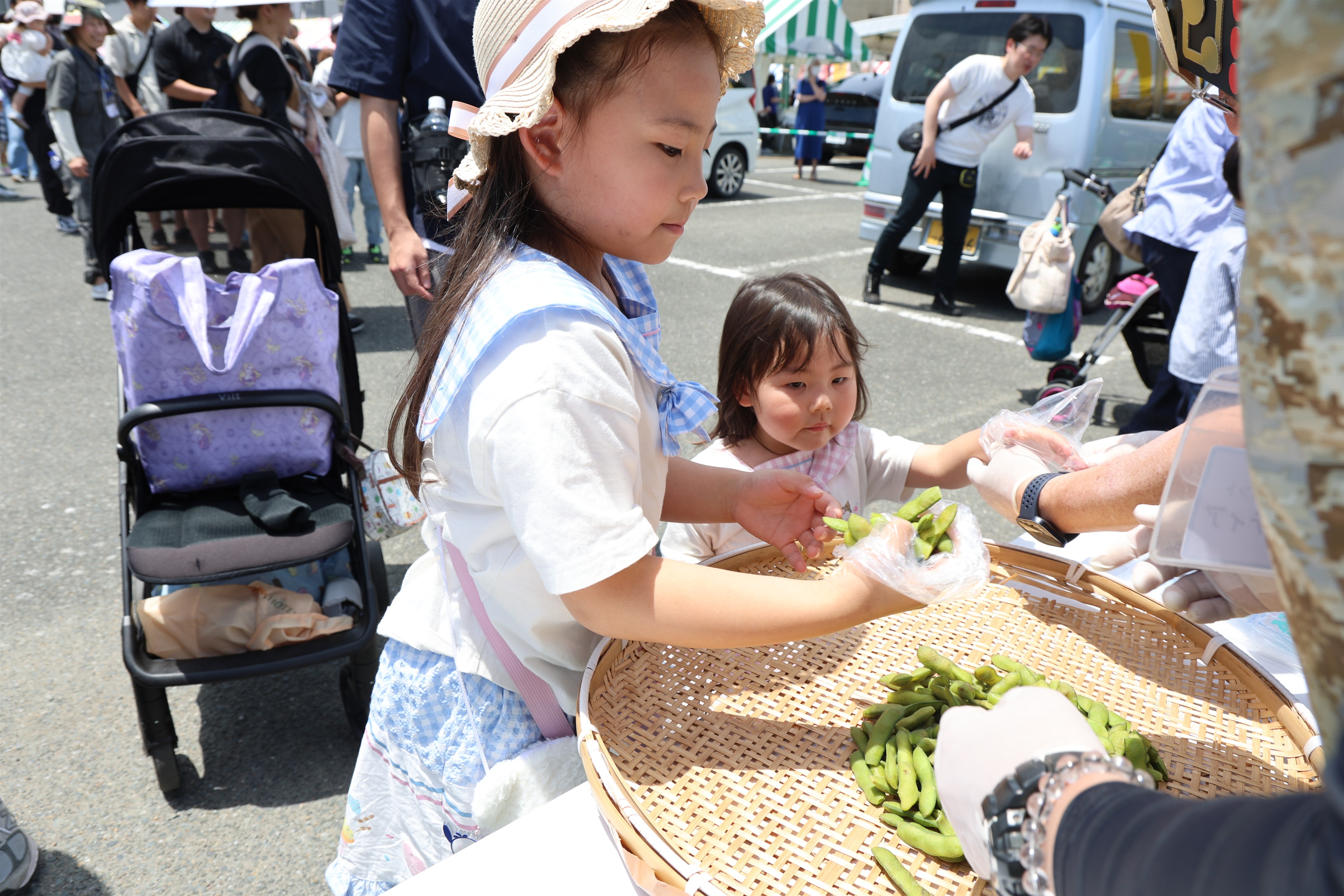 つかみ取り