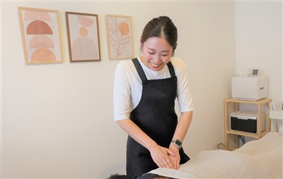 施術の様子