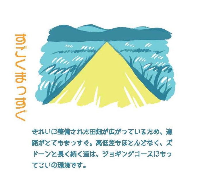 まっすぐ